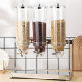 Stainless steel cereal dispenser - grain dispenser - food cereal dispenser - hotel buffet restaurant oatmeal & cereal storage bucket