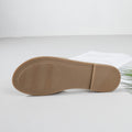 European and american summer new slippers women's slippers one-line slippers fashion plus size european and american cross-border flats slippers women