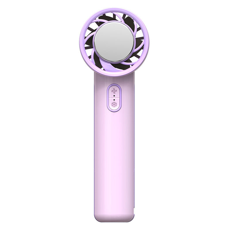 2025 handheld cooling fan - usb powered, ideal for home, office, and desktop use. portable mini turbine fan with ice pack function for outdoor use