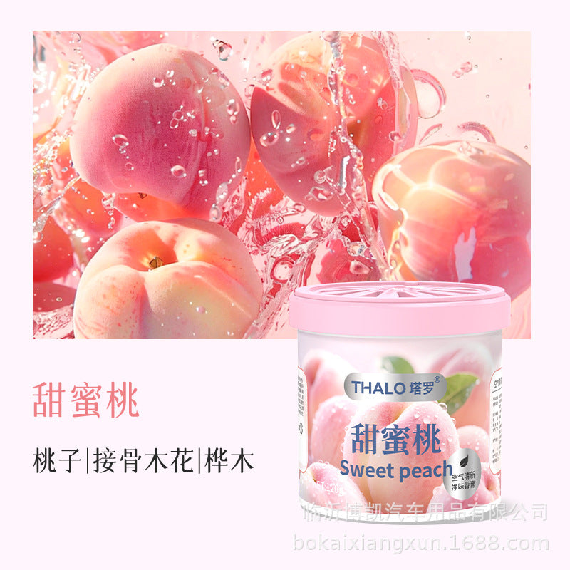 Wholesale hot-selling solid car air freshener, home indoor bathroom solid perfume, odor eliminator, long-lasting fresh scent
