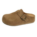 Casual style hidden heel toe cap slippers for women outwear2026springnew arrival one-leg belt buckle thick sole birkenstock shoes