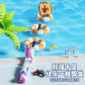 Kids' diy fireworks water gun air powered soft bullet 3-in-1 animal toy gun - new cross-border model
