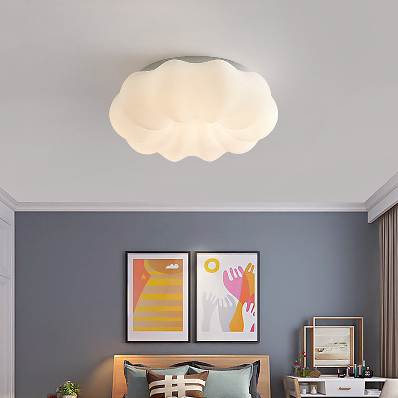 [Strict selection] Bedroom lamp full spectrum eye protection led pumpkin lamp simple master bedroom Zhongshan lamp cloud ceiling lamp