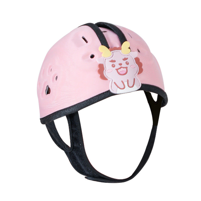 Baby head protection anti-fall hat, infant walking assistant, head protection anti-collision helmet, breathable anti-bump safety hat, cute