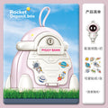 【half price clearance】large creative space rocket piggy bank - coin saving bank, gift, children's toy