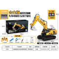 12-channel remote control excavator 2.4g remote control artificial alloy spray excavator kids engineering vehicle toy