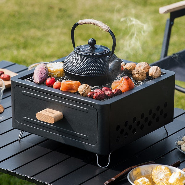 Barbecue Grill Tea Grill Set Barbecue Grill Outdoor Charcoal Grill Portable Grill Camping Grill Wholesale