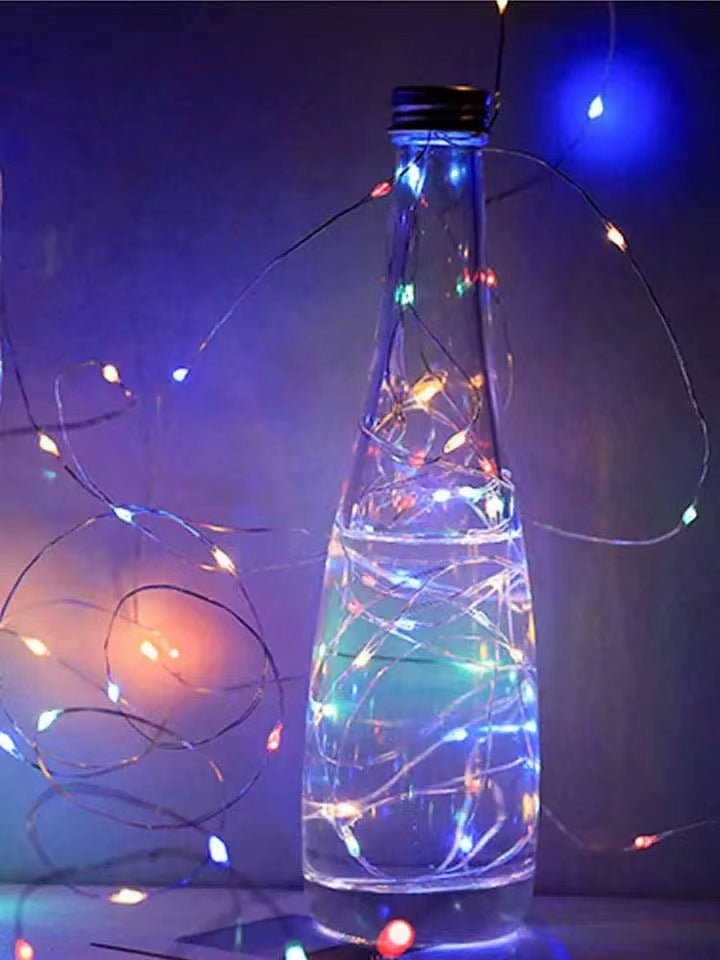 LED light string USB flash small colorful lights Gypsy light with light strip Copper wire atmosphere Birthday gift Christmas decoration