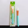 Zhiwei makeup brush beauty mask brush white soft bristles bright gold aluminum cover diy spa care tools beauty supplies