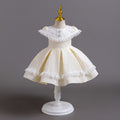 Wholesale new arrival baby girl evening dress lace tutu cake princess dress first birthday dress baby dress
