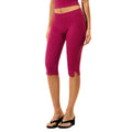 Customizable yoga tummy control mid-length shorts - women's butt lifting running sports short low-rise capri fitness yoga pants 3560