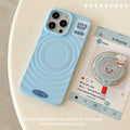 Magnetic solar case for apple 16 pro - ping pong phone case with iphone 13 badminton stand protective cover