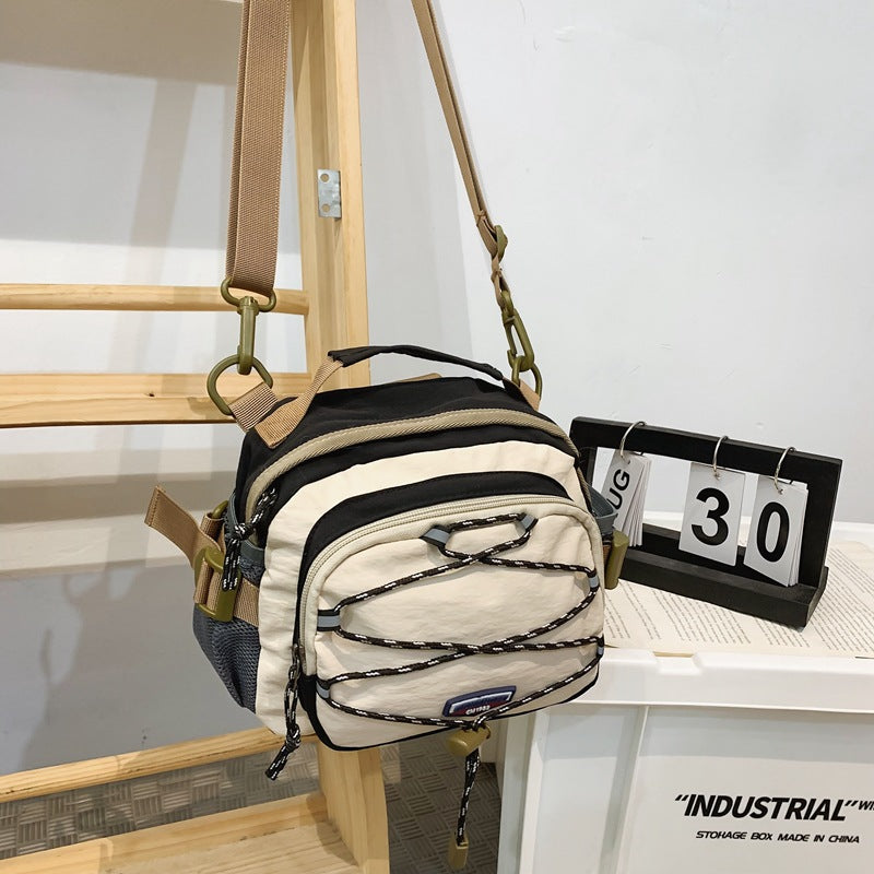 Foreign trade niche casual backpack women's fashion outdoor sports messenger bag Korean version mini lightweight travel backpack