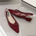 French high heel closed-toe sandals, fairy shoes, 2025 new spring/summer collection, elegant socialite nude pointed-toe pumps