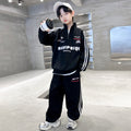 Boys' spring outfit set : new spring sweatshirt for mid-to-large children, stylish and trendy boy's spring/autumn sportswear