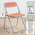 Upgraded and reinforced-wicker orange chair [electroplated legs]
