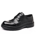 Genuine leather cowhide shoes men's business formal wear live broadcast british casual wedding easiest for match derby shoes soft bottom soft surface trendy shoes