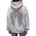 European and american cross-border  fall/winter new women's clothing  fashion versatile solid color wing sequin embroidery casual set
