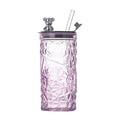 Diamond bear straw cup glass with lid - trendy, high-value gift cup - personalized small gift cup