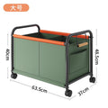 Storage basket under desk backpack organizer snack basket mobile toy storage cart office desk organizer