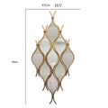 American iron art ji mirror wall decoration living room background wall pendant decoration b&b entrance wall creative wall hanging wall