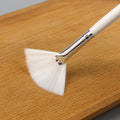 Beauty tools fan-shaped brush long pole 21cm fruit acid brush makeup brush beauty mask brush modification essence brush wholesale