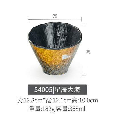Melamine plate japanese plastic barbecue plate imitation porcelain round flat plate barbecue plate restaurant hot pot tableware dish plate commercial