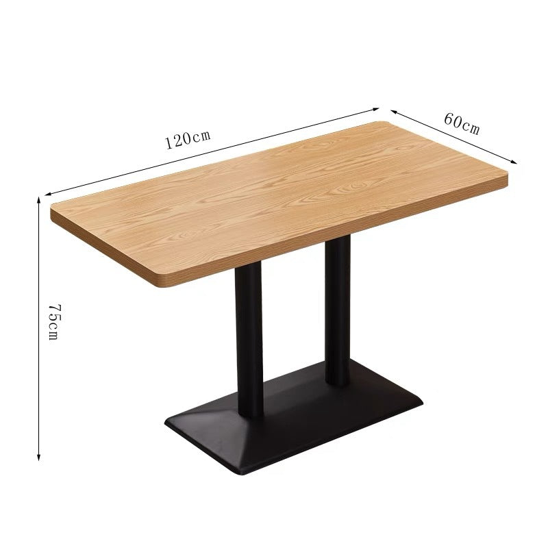 Western restaurant can store card seat sofa wooden frame storage hotel catering semi-round heterosexual sofa table and chair combination