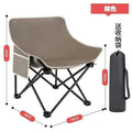 Outdoor folding moon chair fishing stool portable folding bed outdoor dinner folding recliner installation-free folding bed