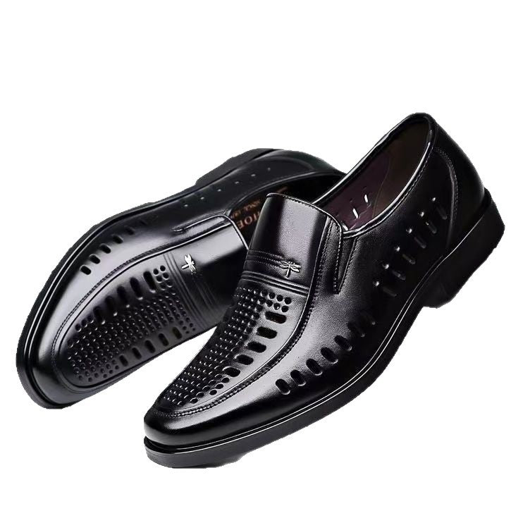 【military-grade leather shoes - premium quality】100% full grain cowhide leather, clearance sale! soft sole leather shoes for men, perfect for casual and business wear