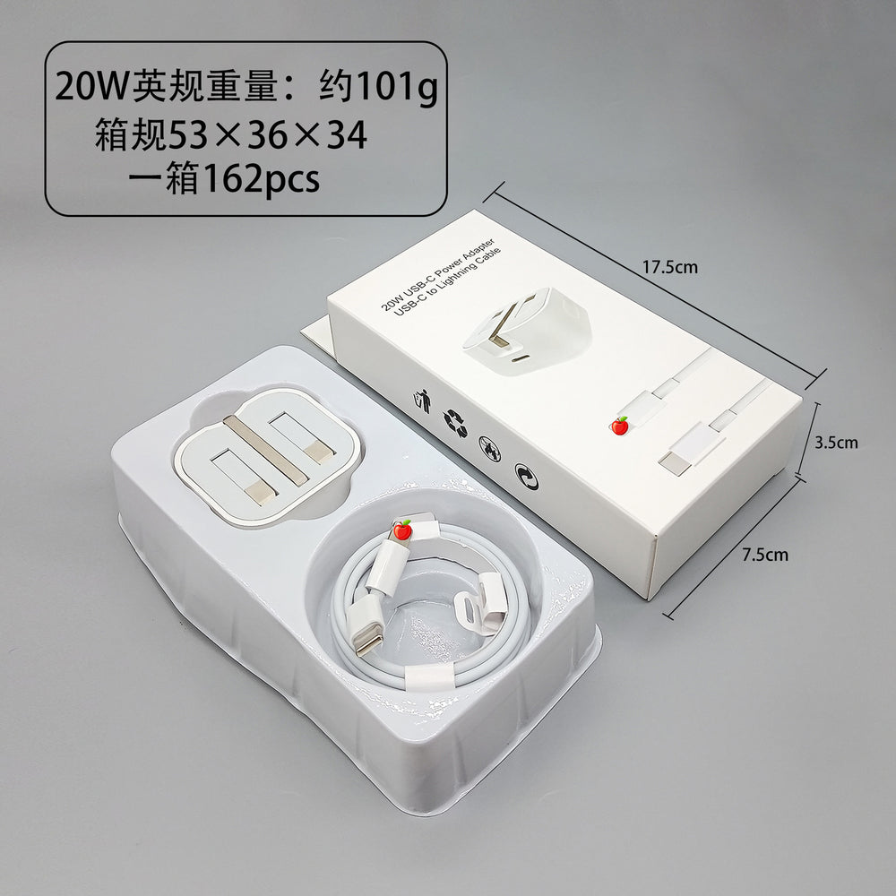 Pd20w/35w uk plug fast charging adapter, compatible with apple chargers, foldable tripod design, ukca certified, type-c connector