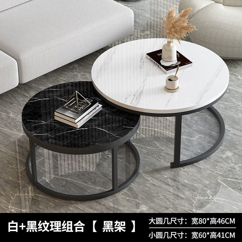 Coffee table accessible luxurycasual modern living room for home small apartment scandinavian sofa side table retractable round tea table metal