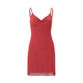 Amazon women's clothing  summer new sexy solid color v-neck backless slim-fit cami bodycon mini dress