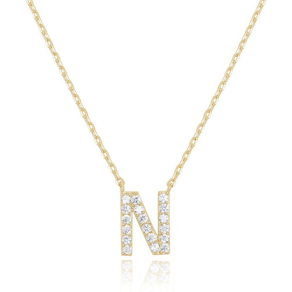 Amazon hot-selling exquisite diamond-studded 26-letter initial necklace - versatile choker necklace perfect for any occasion
