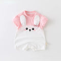 Summer romper infant short-sleeve bodysuit baby girl cartoon outing clothes newborn thin romper  new style