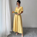 early spring new french casual chic dress - button-down design, slim fit, perfect for banquets, cocktail parties, and tea time