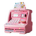 Kids' pretend play atm cash register - educational simulation interactive toy game machine - birthday gift for boys and girls