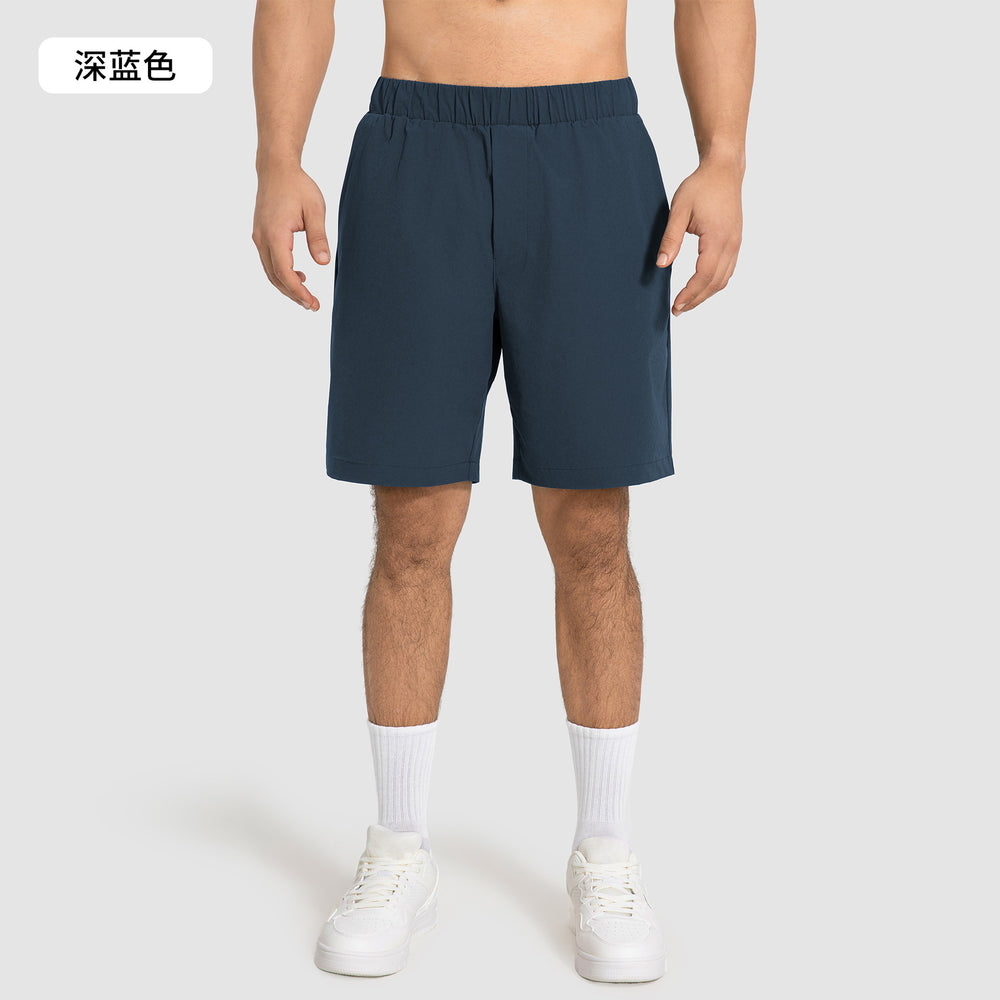 New summer loose casual sports shorts for men - quick-dry, breathable, elastic waistband with drawstring - running & fitness shorts dmk003