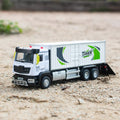 Die-cast alloy big truck toy for boys - realistic container truck, car carrier, and construction vehicle model