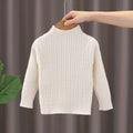 Kids' sweater: new  winter collection - knitted top, fleece-lined, anti-pilling, stylish and warm base layer for babies