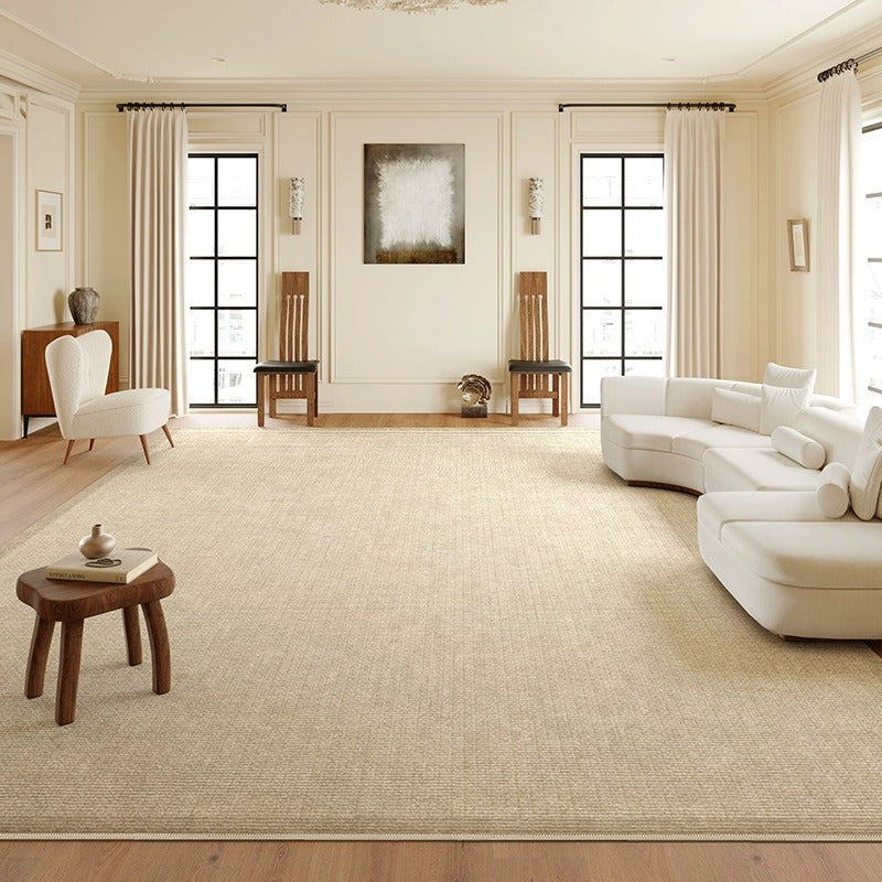 Carpet living room light luxury classy no-wash and wipeable  new arrival cream style winter sofa simple thickened floor mat