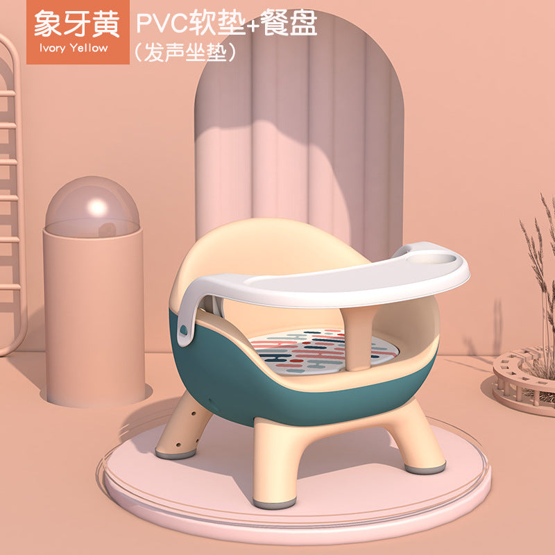 Baby dining chair, baby chair, backrest seat, for home small bench, low chair, dining table chair, kids stool
