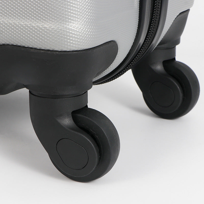 Cross-border special ABS material boarding case, gift travel password box, strong waterproof universal wheel trolley case wholesale