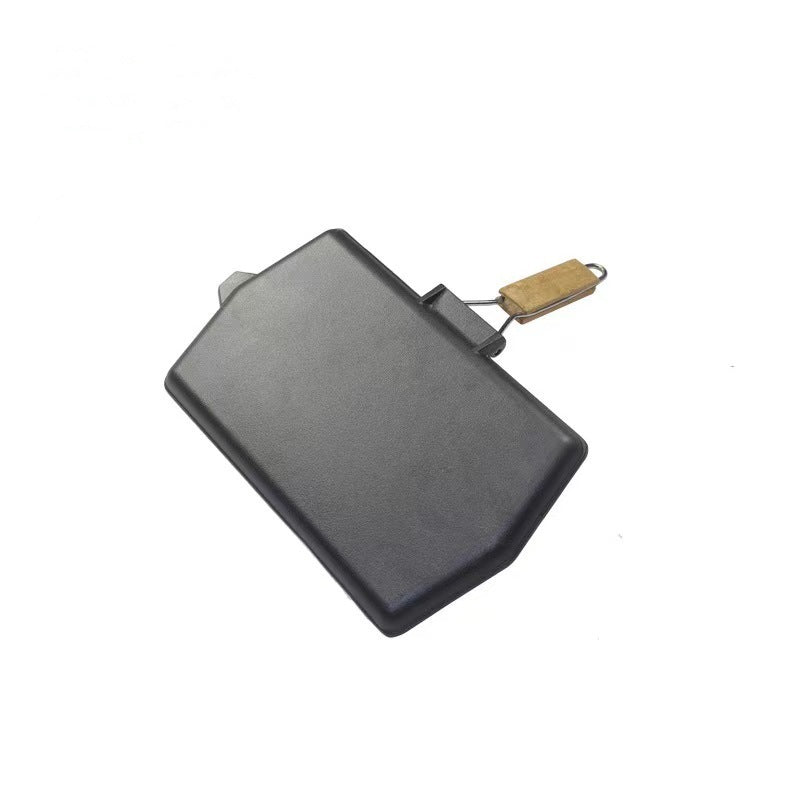 Cast iron pan Steak frying pan Pig iron frying pan Portable wooden handle folding frying pan Rectangle frying pan with oil nozzle Flat bottom frying pan