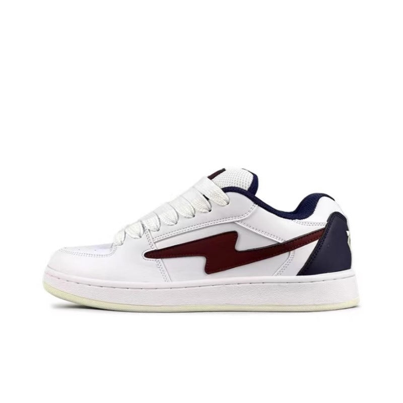 Campus style high-looking white and blue mandarin duck lightning sneakers women's american bread shoes insretrocasualeasiest for match shoes