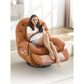 First-class space capsule single sofa lazy multi-functional eggshell electric massage leather recliner shell rocking chair
