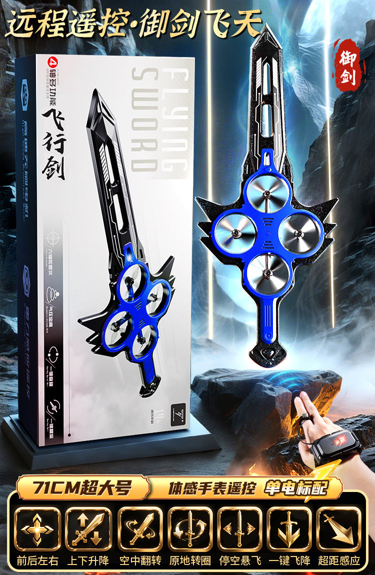 Best selling sword flying aircraft somatosensory remote control toy sword follow your heart model gift for boyfriend airplane model