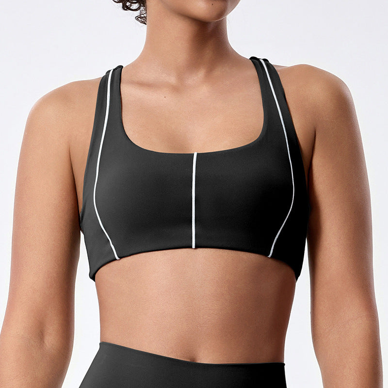 new arrival antibacterial fabric outdoor fitness pilates running fitness wear slimming lookcontrast color yoga wear suit for women