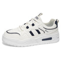 Men's spring new arrivals: breathable, versatile, casual low-top sneakers - thick-soled athletic shoes for students - casual white shoes for men