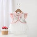Baby dress summer  new style chic summer infant girl new chinese style traditional qipao dress